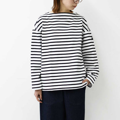 SAINT JAMES [20JC OUES LOOSE BORDER - NEIGE/NOIR] [20jclb-ne-nor] ウエッソンルーズ ボーダー・白×黒 [2025SS]