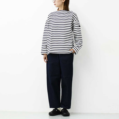 SAINT JAMES [20JC OUES LOOSE BORDER - NEIGE/NOIR] [20jclb-ne-nor] ウエッソンルーズ ボーダー・白×黒 [2025SS]