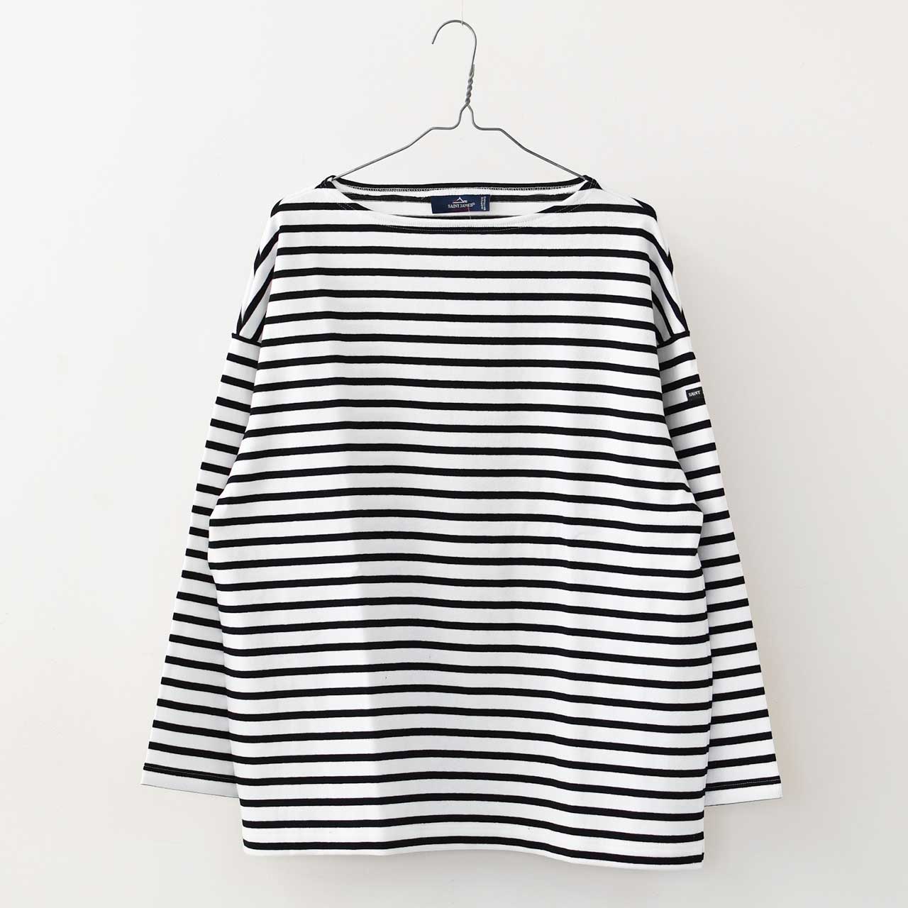 SAINT JAMES [20JC OUES LOOSE BORDER - NEIGE/NOIR] [20jclb-ne-nor] ウエッソンルーズ ボーダー・白×黒 [2025SS]