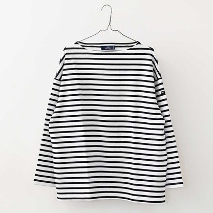 SAINT JAMES [20JC OUES LOOSE BORDER - NEIGE/NOIR] [20jclb-ne-nor] ウエッソンルーズ ボーダー・白×黒 [2025SS]