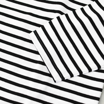 SAINT JAMES [20JC OUES LOOSE BORDER - NEIGE/NOIR] [20jclb-ne-nor] ウエッソンルーズ ボーダー・白×黒 [2025SS]