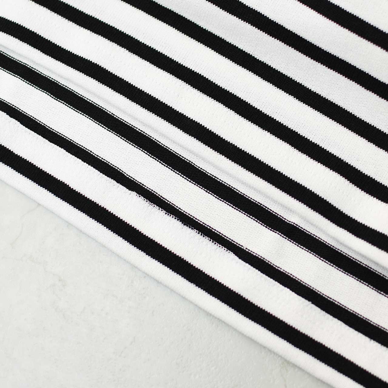 SAINT JAMES [20JC OUES LOOSE BORDER - NEIGE/NOIR] [20jclb-ne-nor] ウエッソンルーズ ボーダー・白×黒 [2025SS]