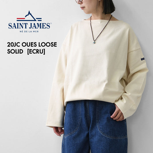 SAINT JAMES [20JC OUES LOOSE SOLID -ECRU] [20jcls-ecru] ウエッソンルーズ ・生成り [2025AW]