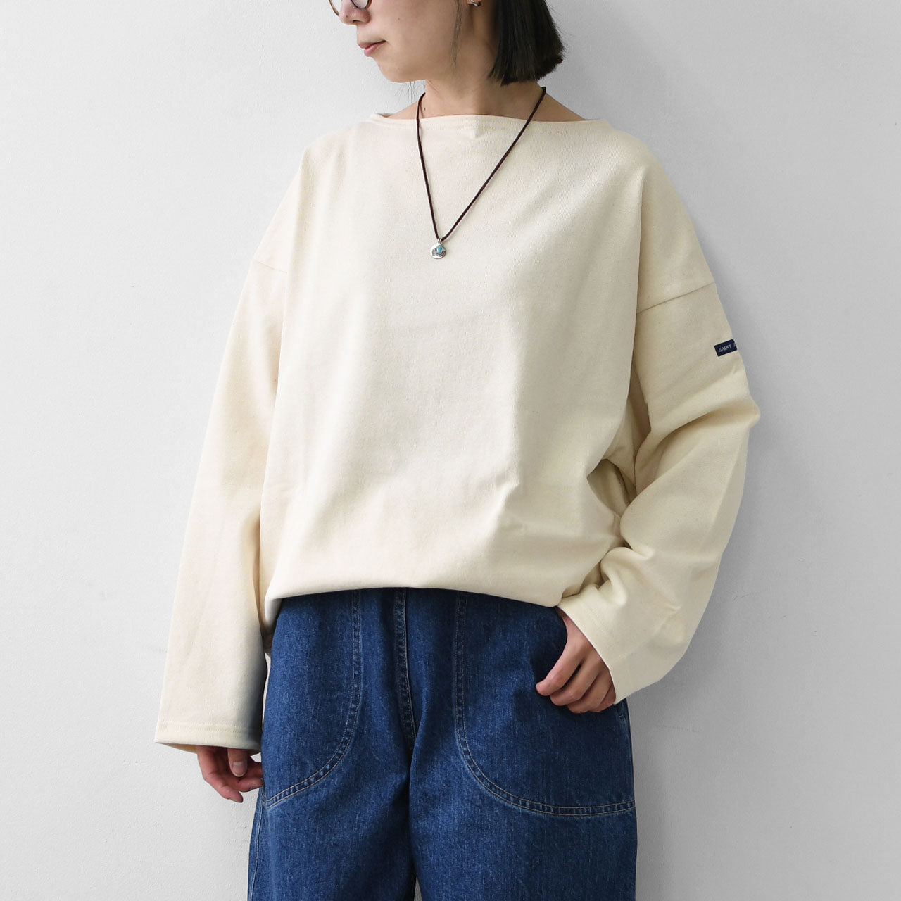 SAINT JAMES [20JC OUES LOOSE SOLID -ECRU] [20jcls-ecru] ウエッソンルーズ ・生成り [2025AW]