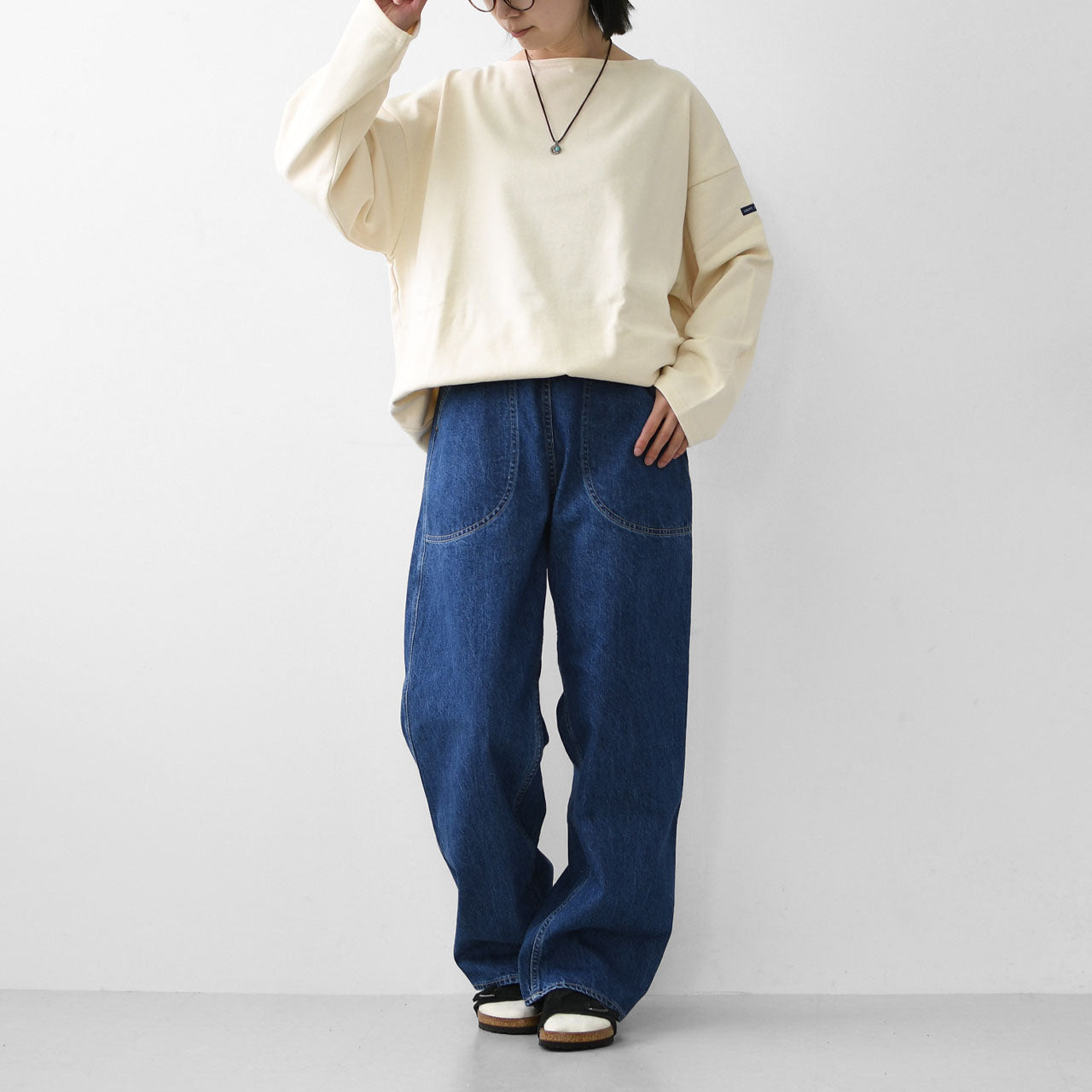 SAINT JAMES [20JC OUES LOOSE SOLID -ECRU] [20jcls-ecru] ウエッソンルーズ ・生成り [2025AW]