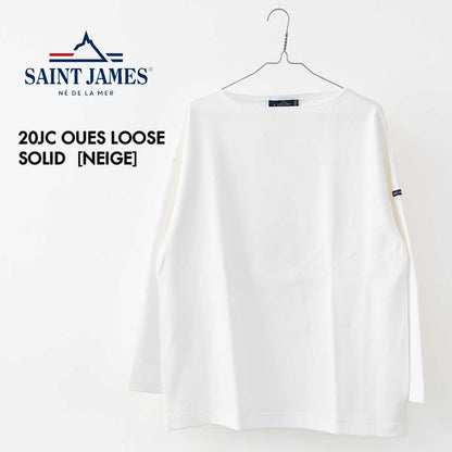 SAINT JAMES [20JC OUES LOOSE SOLID - NEIGE] [20jcls-neige] ウエッソンルーズ ・白 [2025SS]
