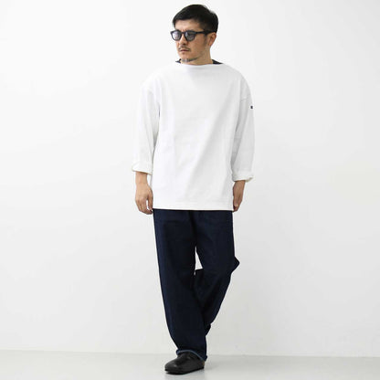 SAINT JAMES [20JC OUES LOOSE SOLID - NEIGE] [20jcls-neige] ウエッソンルーズ ・白 [2025SS]