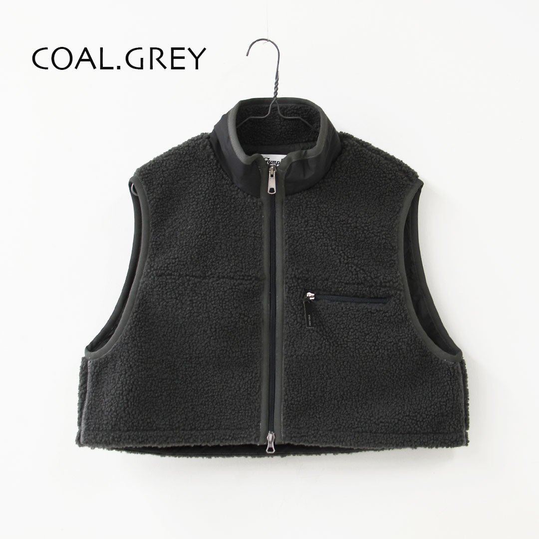 Gymphlex [ジムフレックス] W COZY LIGHT BOA SHORT VEST [GY-A0568BOL] コージーライトボアショートベスト・ベスト・ボアベスト・ボアフリースベスト・ボア・ショート丈・LADY'S [2026AW]