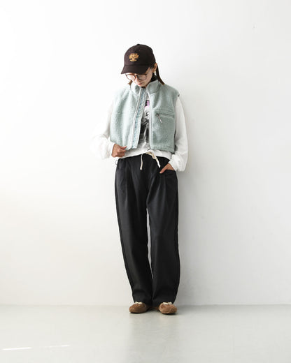 Gymphlex [ジムフレックス] W COZY LIGHT BOA SHORT VEST [GY-A0568BOL] コージーライトボアショートベスト・ベスト・ボアベスト・ボアフリースベスト・ボア・ショート丈・LADY'S [2026AW]