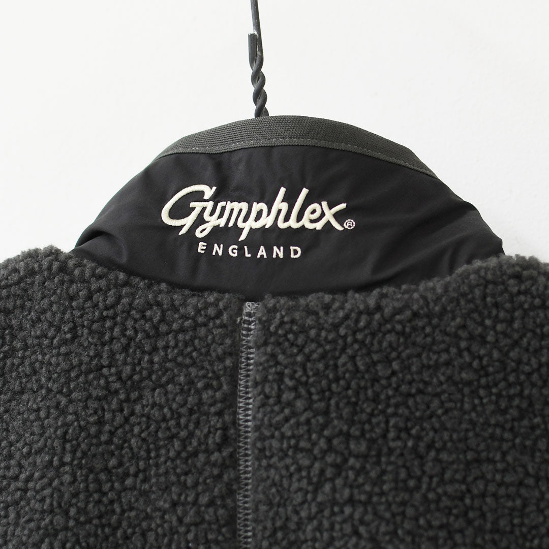 Gymphlex [ジムフレックス] W COZY LIGHT BOA SHORT VEST [GY-A0568BOL] コージーライトボアショートベスト・ベスト・ボアベスト・ボアフリースベスト・ボア・ショート丈・LADY'S [2026AW]