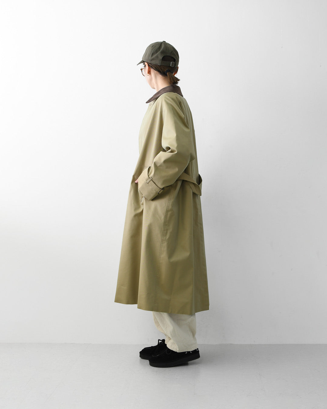 Gymphlex [ジムフレックス] W BELTED BALMACAAN COAT [GY-A0751SYR] ベルテッドバルマカーンコート・クラシック・コート・アウター・LADY'S [2026AW]