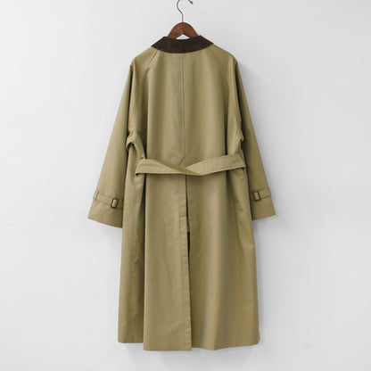 Gymphlex [ジムフレックス] W BELTED BALMACAAN COAT [GY-A0751SYR] ベルテッドバルマカーンコート・クラシック・コート・アウター・LADY'S [2026AW]
