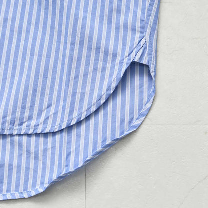 Gymphlex [ジムフレックス] W SHORT B.D. SHIRT L/S [GY-B0198PSE] ショートボタンダウンシャツロングスリーブ・ストライプ・長袖シャツ・コットン・羽織・LADY'S [2026AW]