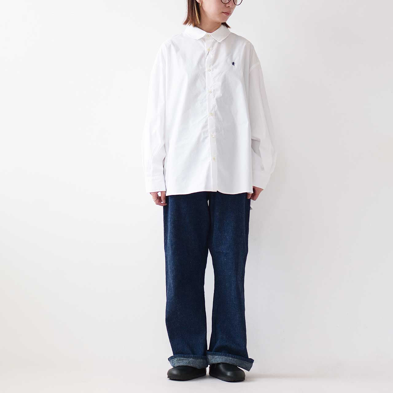 Gymphlex [ジムフレックス] W TYPEWRITER GATHER SHIRT [GY-B0313TTO] タイプライターギャザーシャツ [2024AW]