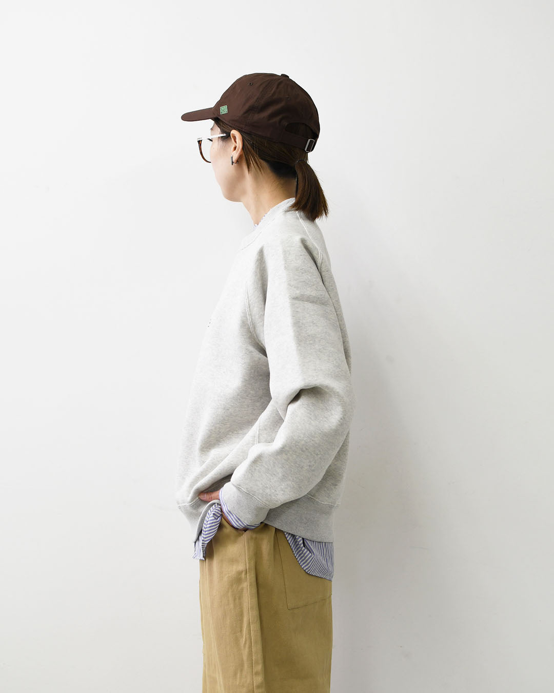 Gymphlex  [ジムフレックス] W SWING SLEEVE CREW NECK P.O. [GY-C0291TCF] スイング スリーブ クルー ネック プルオーバー・長袖スウェット・スウェットプルオーバー・スウィングスリーブ・LADY'S [2026AW]
