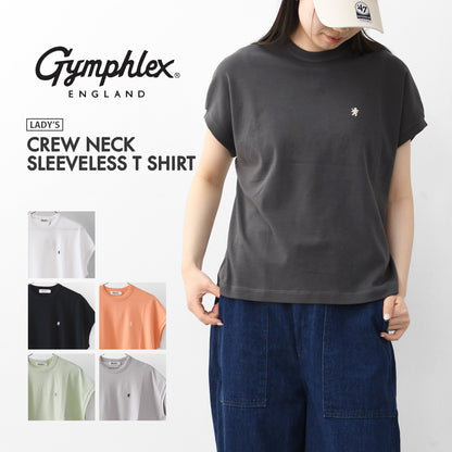 Gymphlex  [ジムフレックス] W CREW NECK SLEEVELESS T SHIRT [GY-C0361FLK] クルーネックスリーブレスTシャツ [2026SS]