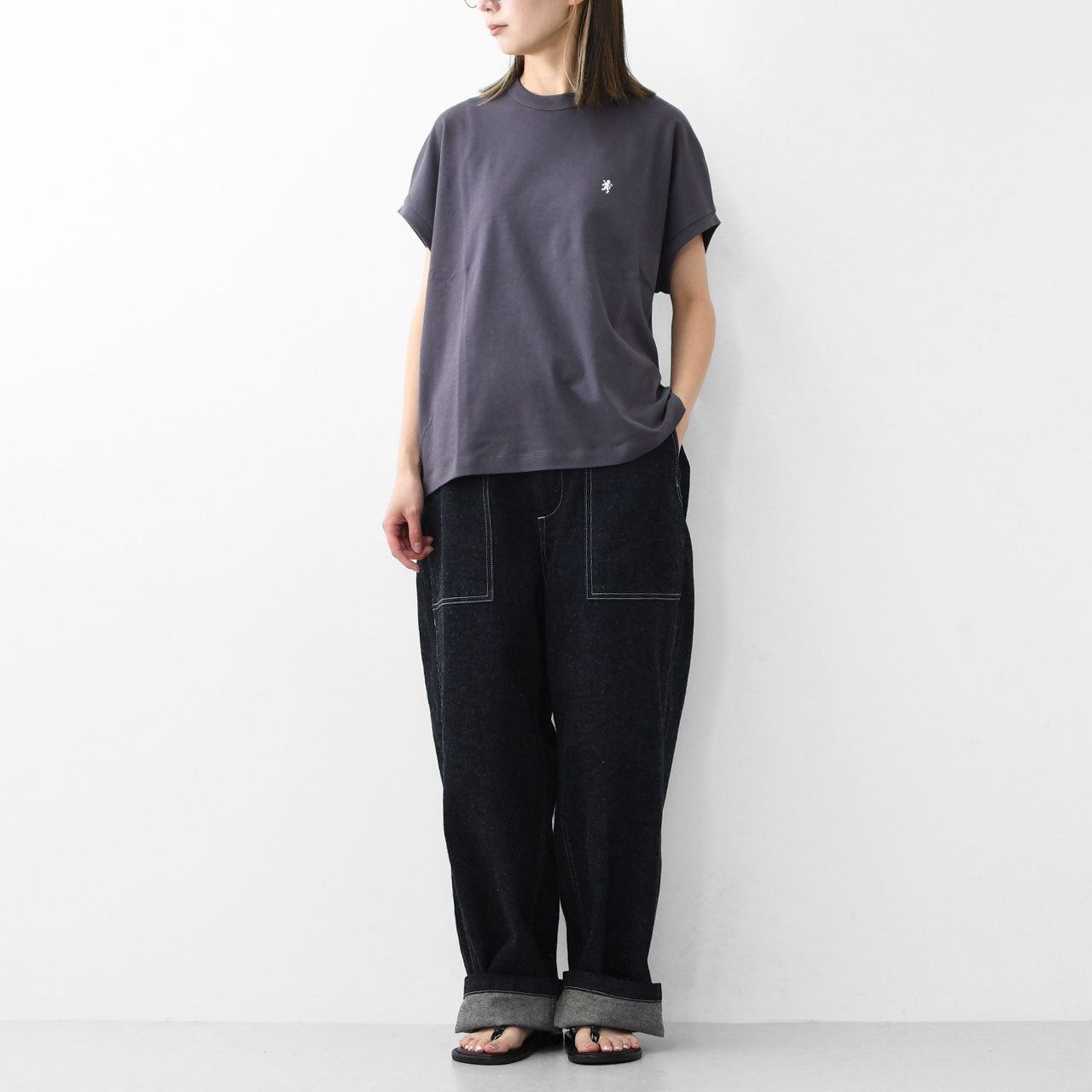 Gymphlex  [ジムフレックス] W CREW NECK SLEEVELESS T SHIRT [GY-C0361FLK] クルーネックスリーブレスTシャツ [2025SS]