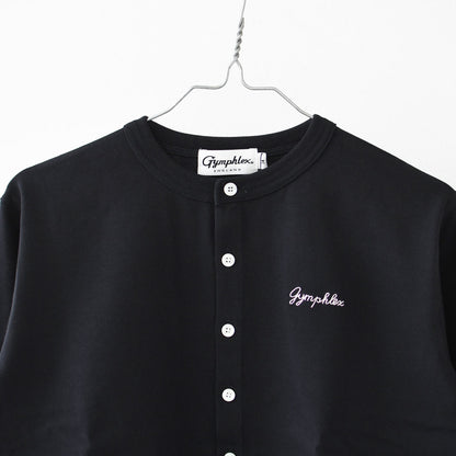 Gymphlex  [ジムフレックス] W Cotton L/S Short Cardigan [GY-C0367SCT] コットン 長袖ショートカーディガン・カーディガン・クルーネック・コットン・無地・ロゴ・シンプル・LADY'S [2026SS]
