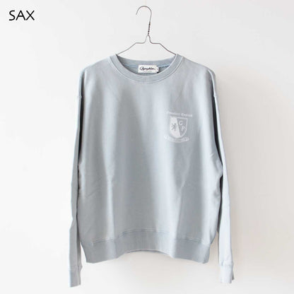 Gymphlex  [ジムフレックス] W COTTON TERRRY CREW NECK PULLOVER [GY-C0387FCT] コットンテリークルーネックプルオーバー [2024AW]