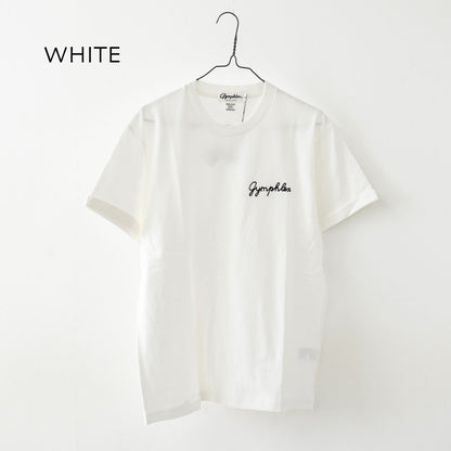 Gymphlex [ジムフレックス] M ロゴ刺繍 S/S T-SHIRT [GY-C0446COM-MS] ロゴ刺繍ショートスリーブTシャツ・MEN'S [2025SS]