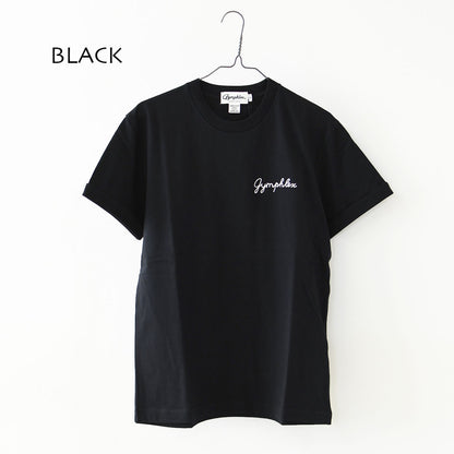 Gymphlex [ジムフレックス] M ロゴ刺繍 S/S T-SHIRT [GY-C0446COM-MS] ロゴ刺繍ショートスリーブTシャツ・MEN'S [2025SS]