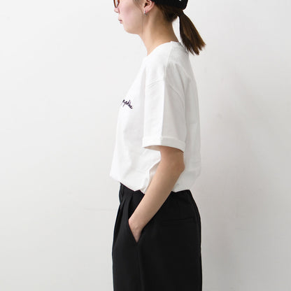 Gymphlex [ジムフレックス] M ロゴ刺繍 S/S T-SHIRT [GY-C0446COM-MS] ロゴ刺繍ショートスリーブTシャツ・MEN'S [2025SS]