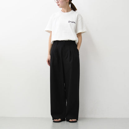 Gymphlex [ジムフレックス] M ロゴ刺繍 S/S T-SHIRT [GY-C0446COM-MS] ロゴ刺繍ショートスリーブTシャツ・MEN'S [2025SS]