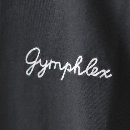 Gymphlex [ジムフレックス] M ロゴ刺繍 S/S T-SHIRT [GY-C0446COM-MS] ロゴ刺繍ショートスリーブTシャツ・MEN'S [2025SS]