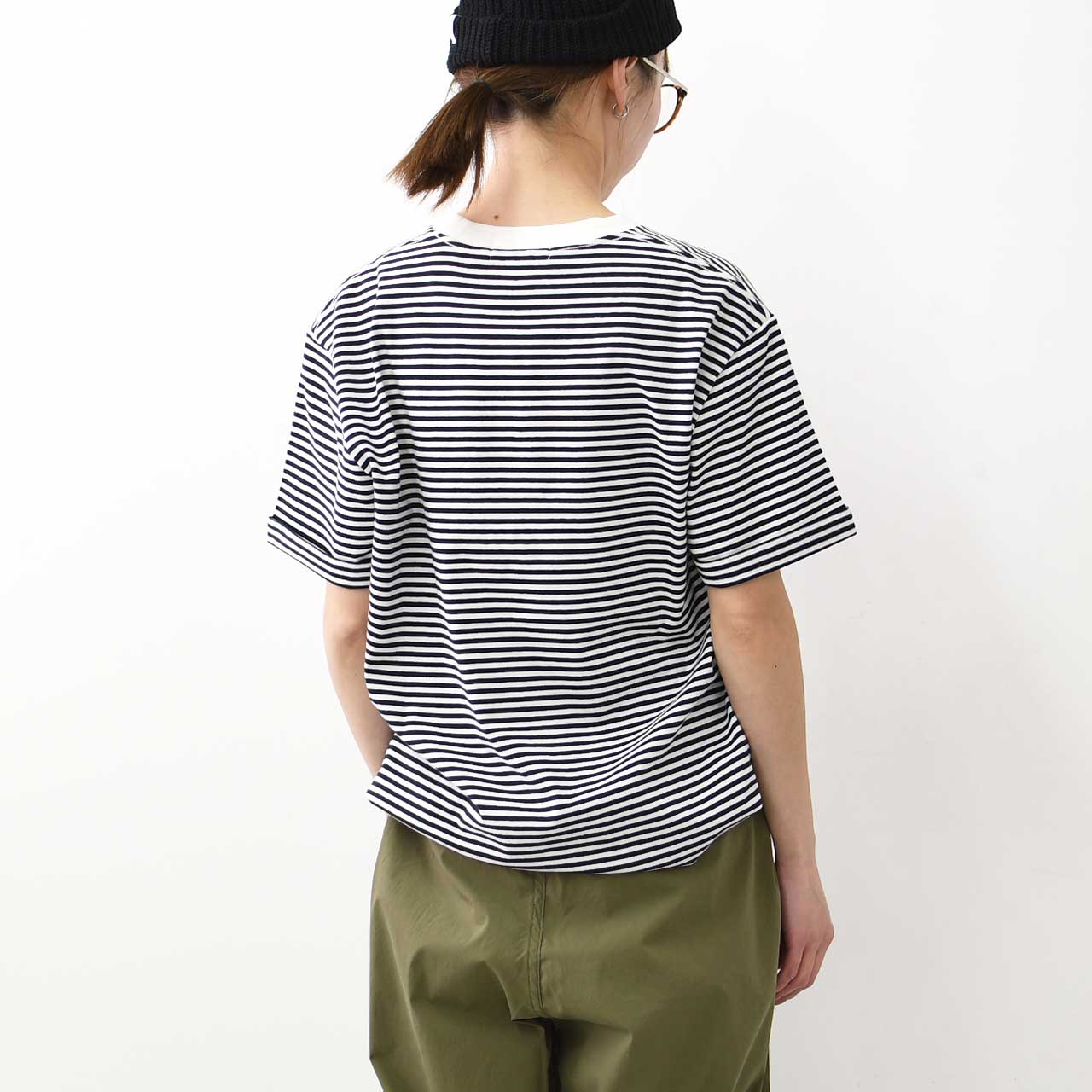 Gymphlex [ジムフレックス] M ロゴ刺繍 S/S T-SHIRT [GY-C0446COM-MB] ロゴ刺繍ショートスリーブTシャツ・MEN'S [2025SS]