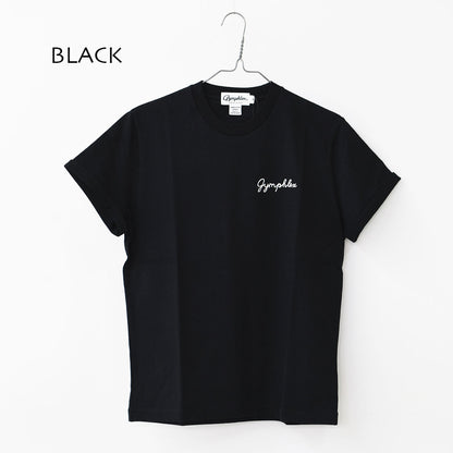 Gymphlex  [ジムフレックス] W ロゴ刺繍 S/S T-SHIRT  [GY-C0446COM-WS] ロゴ刺繍ショートスリーブTシャツ [2025SS]