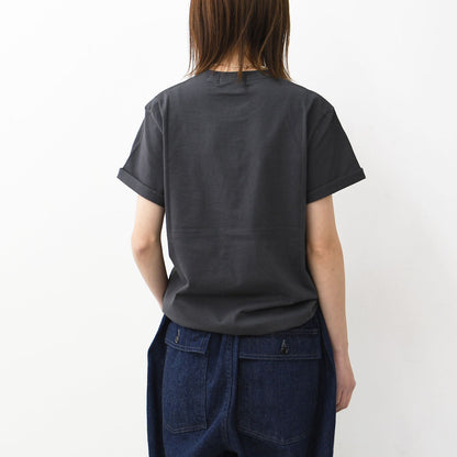 Gymphlex  [ジムフレックス] W ロゴ刺繍 S/S T-SHIRT  [GY-C0446COM-WS] ロゴ刺繍ショートスリーブTシャツ [2025SS]