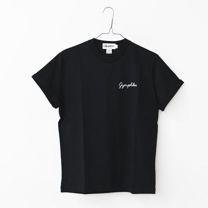 Gymphlex  [ジムフレックス] W ロゴ刺繍 S/S T-SHIRT  [GY-C0446COM-WS] ロゴ刺繍ショートスリーブTシャツ [2025SS]