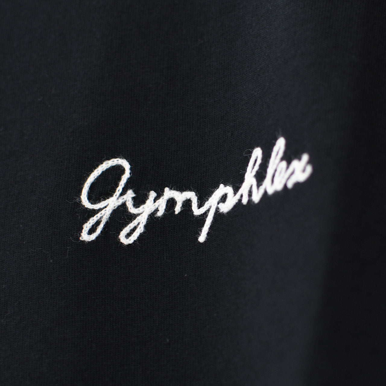 Gymphlex  [ジムフレックス] W ロゴ刺繍 S/S T-SHIRT  [GY-C0446COM-WS] ロゴ刺繍ショートスリーブTシャツ [2025SS]