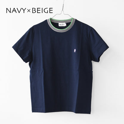 Gymphlex  [ジムフレックス] W CREW NECK LINE T-SHIRT [GY-C0448CCB] クルーネック ラインTシャツ・半袖Tシャツ・無地・シンプル・首元マルチカラー・LADY'S [2026SS]