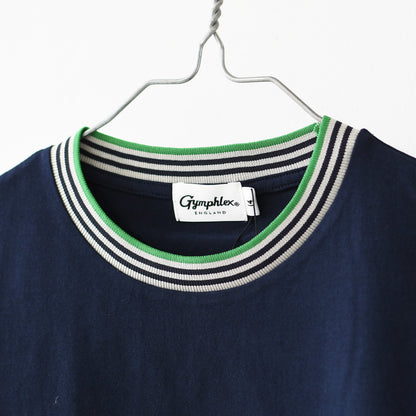 Gymphlex  [ジムフレックス] W CREW NECK LINE T-SHIRT [GY-C0448CCB] クルーネック ラインTシャツ・半袖Tシャツ・無地・シンプル・首元マルチカラー・LADY'S [2026SS]