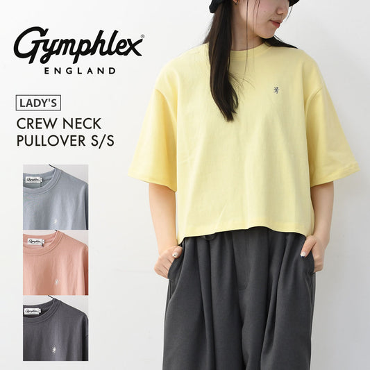 Gymphlex  [ジムフレックス] CREW NECK PULLOVER S/S [GY-C0540KTS] クルーネック プルオーバー ショートスリーブ・半袖Tシャツ・無地・シンプル・LADY'S [2026SS]