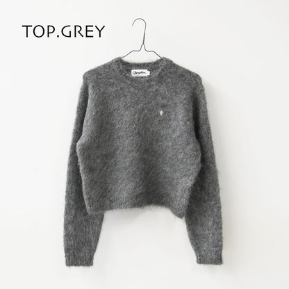 Gymphlex  [ジムフレックス] W CREW NECK SHORT PULLOVER [GY-D0096SGK] クルーネックショートプルオーバー・ニットプルオーバー・クルーネック・ニット・セーター・シンプル・LADY'S [2026AW]