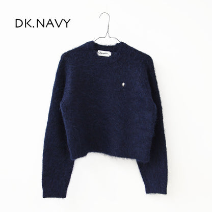 Gymphlex  [ジムフレックス] W CREW NECK SHORT PULLOVER [GY-D0096SGK] クルーネックショートプルオーバー・ニットプルオーバー・クルーネック・ニット・セーター・シンプル・LADY'S [2026AW]