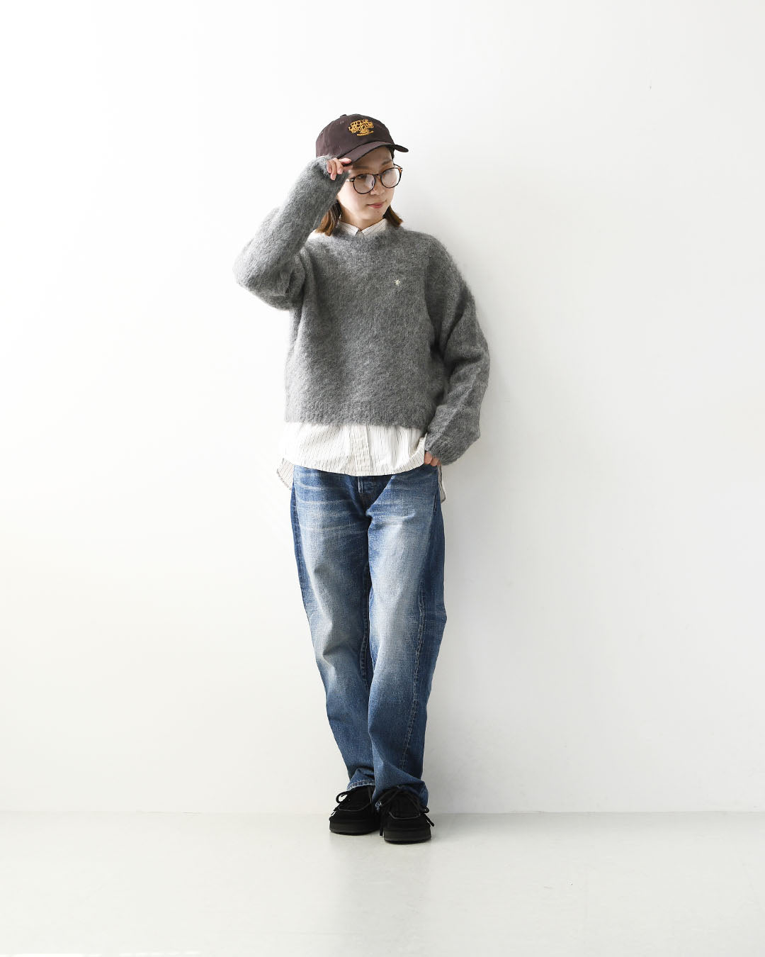 Gymphlex  [ジムフレックス] W CREW NECK SHORT PULLOVER [GY-D0096SGK] クルーネックショートプルオーバー・ニットプルオーバー・クルーネック・ニット・セーター・シンプル・LADY'S [2026AW]
