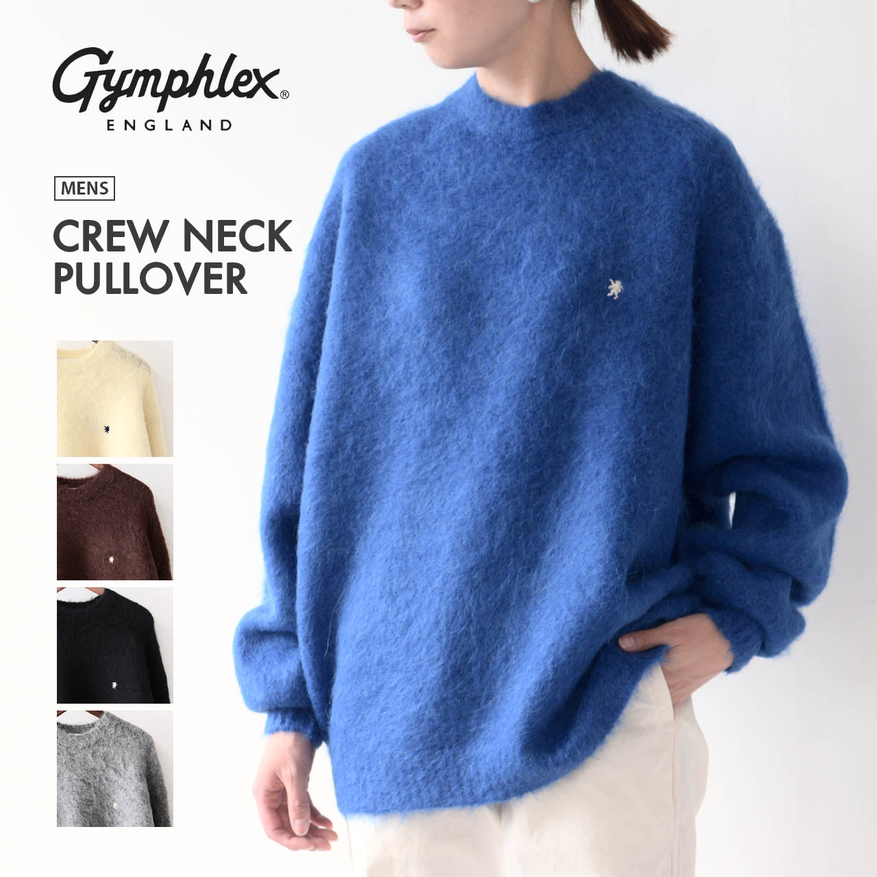 Gymphlex [ジムフレックス] M CREW NECK PULLOVER [GY-D0097SGK] クルーネック プルオーバー [2024AW]