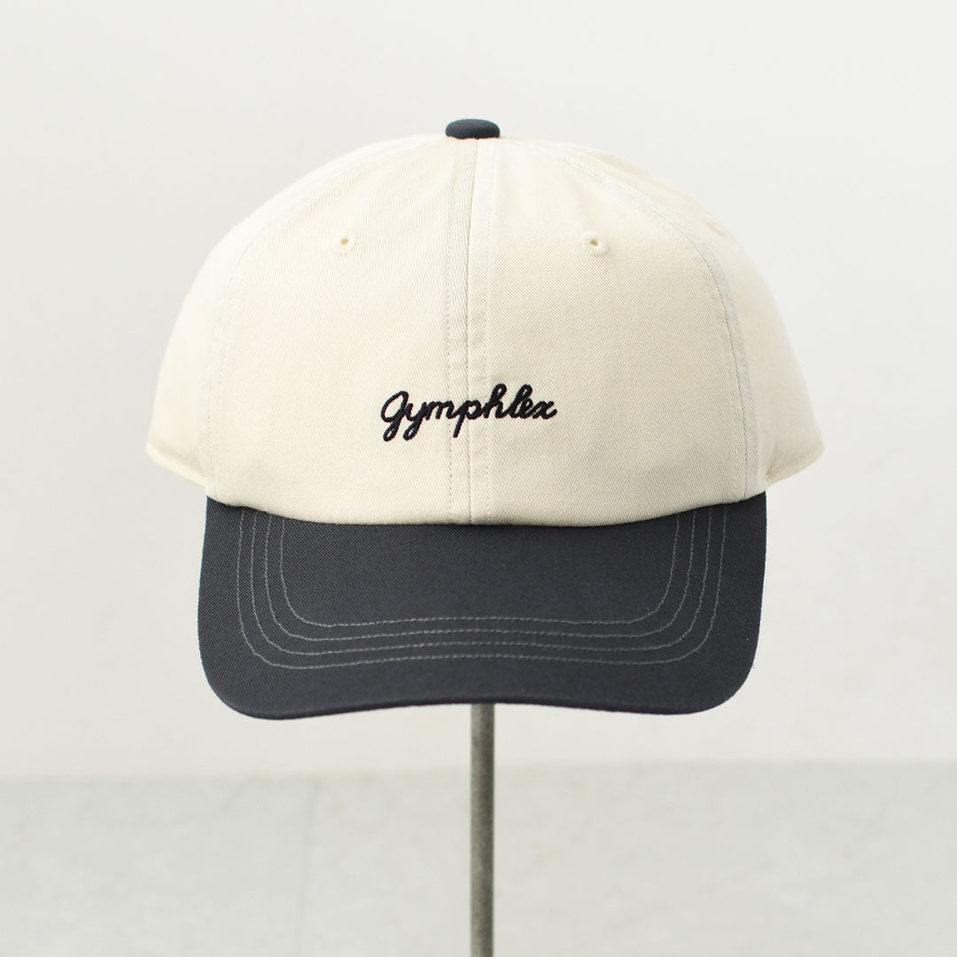 Gymphlex [ジムフレックス] コットンチノ 配色6Pキャップ  [GY-H0315COG] コットンチノ 配色6Pキャップ ・キャップ・ロゴキャップ・帽子・キャンプ・アウトドア・MEN'S / LADY'S [2026SS]
