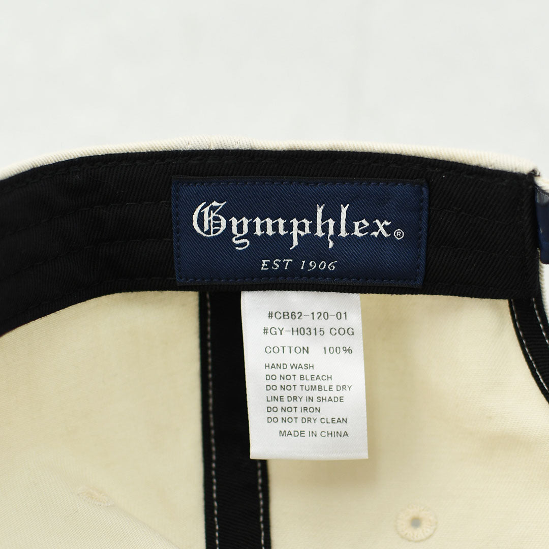 Gymphlex [ジムフレックス] コットンチノ 配色6Pキャップ  [GY-H0315COG] コットンチノ 配色6Pキャップ ・キャップ・ロゴキャップ・帽子・キャンプ・アウトドア・MEN'S / LADY'S [2026SS]