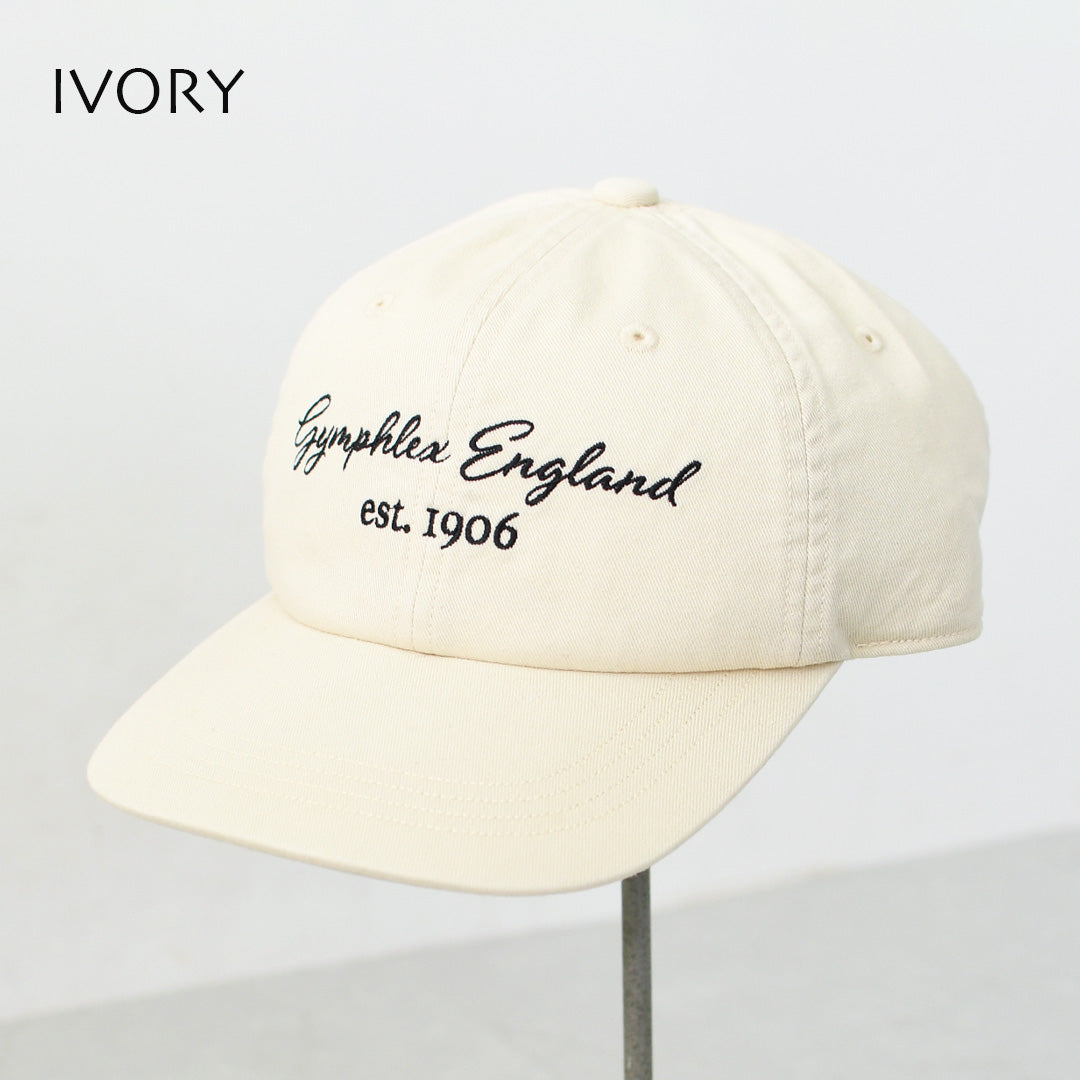 Gymphlex [ジムフレックス] チノクロス LOGO CAP [GY-H0380COG] コットンチノ ロゴキャップ ・キャップ・ロゴキャップ・帽子・キャンプ・アウトドア・MEN'S / LADY'S [2026SS]