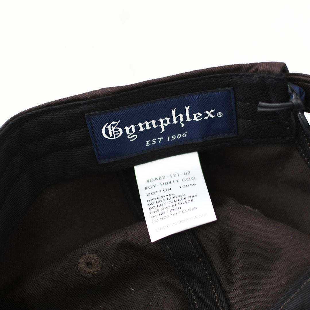 Gymphlex [ジムフレックス] COTTON TWILL LOGO CAP [GY-H0411COG] コットンツイル ロゴキャップ ・キャップ・コットン・刺繍・帽子・キャンプ・アウトドア・MEN'S / LADY'S [2026AW]
