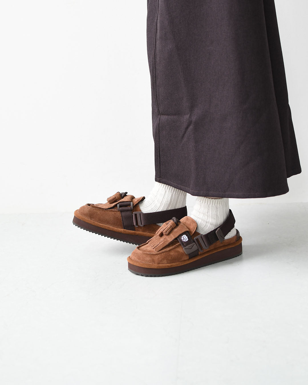 SHAKA [シャカ] MOC MULE TASSEL SUEDE [SK-296] モック ミュール タッセル スエード [2025AW]