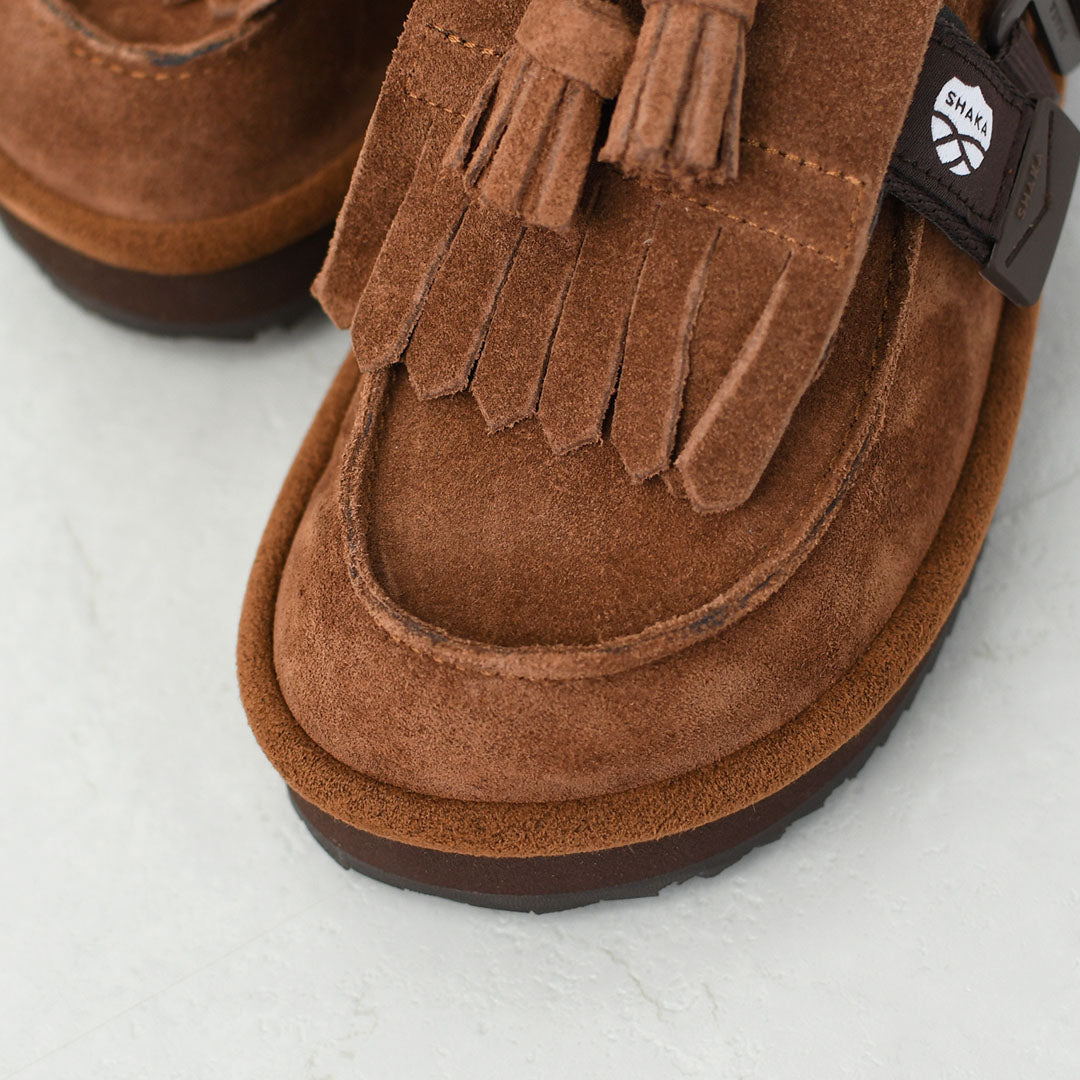 SHAKA [シャカ] MOC MULE TASSEL SUEDE [SK-296] モック ミュール タッセル スエード [2025AW]