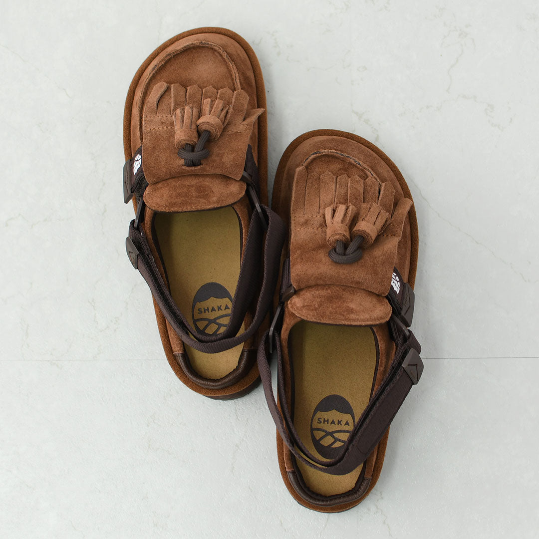 SHAKA [シャカ] MOC MULE TASSEL SUEDE [SK-296] モック ミュール タッセル スエード [2025AW]