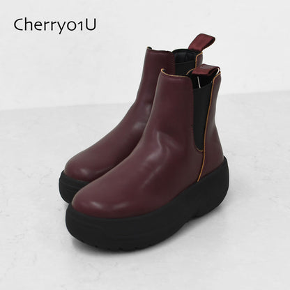 SHAKA [シャカ] CHELSEA BOOTIE EVOL CHUNKY [SK-335] チェルシー ブーティー エボル チャンキー・ブーツ・厚底サイドゴアブーツ・チェルシーブーツ・LADY'S [2025AW]