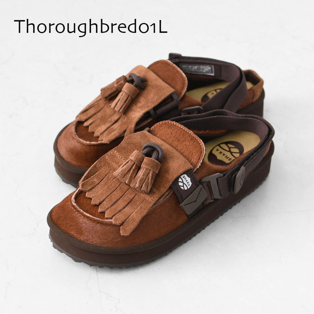 SHAKA [シャカ] MOC MULE TASSEL COWHAIR [SK-339] キルトタッセル付きミュールサンダル [2025AW]