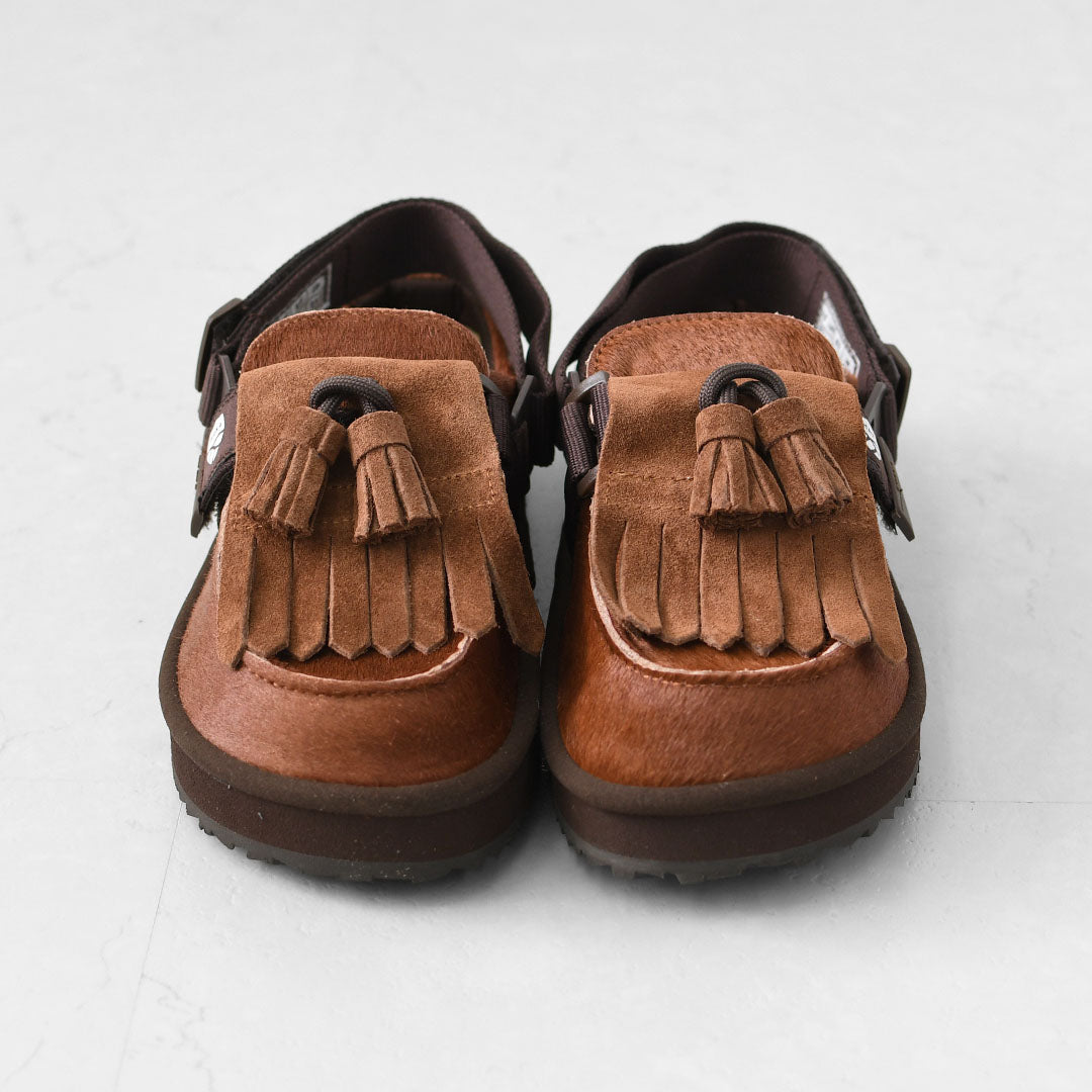 SHAKA [シャカ] MOC MULE TASSEL COWHAIR [SK-339] キルトタッセル付きミュールサンダル [2025AW]